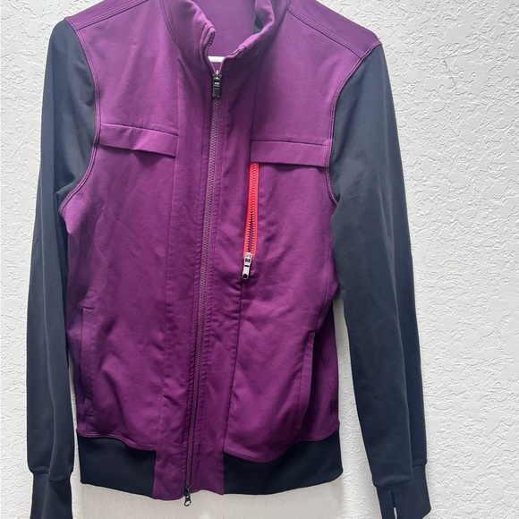 Purple and Black Zip-Up Jacket‎ - Picture 1 of 7